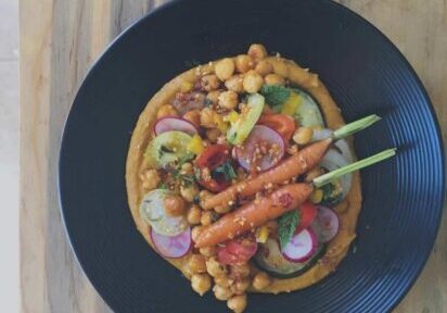 Red Lentil Chickpea Tartinade